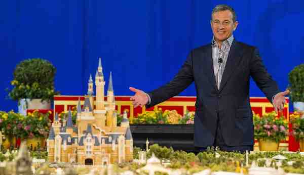 Disney Chairman and CEO Bob Iger revealed a scale model of Shanghai Disneyland