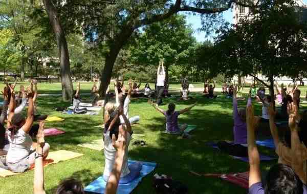 Free Yoga Classes at the Cleveland World Festival