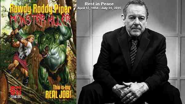 WWE Legend Rowdy Roddy Piper Monster Killer Graphic Novel