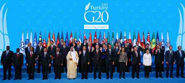 G20 Leaders at the Antalya Summit
