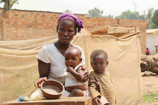 Two and a half million people in the Central African Republic (CAR) are facing hunger. Photo: WFP / Bruno Djoye