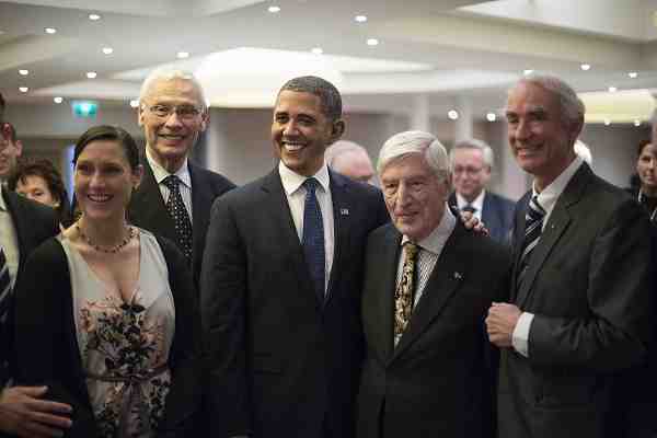 American actor Reggie Brown made an appearance as the 44th President of the United States