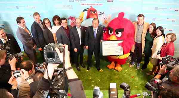 Red from 'Angry Birds' Helps You Stay Happy