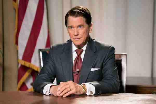 Tim Matheson as the 40th President of the United States, Ronald Reagan.
