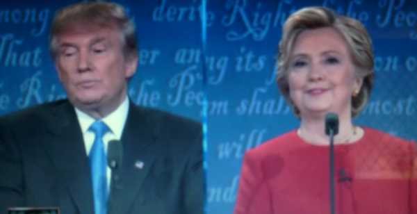 Presidential Debate - Donald Trump and Hillary Clinton