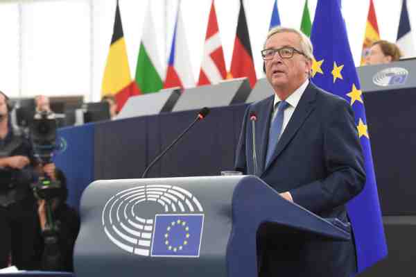 European Commission President Juncker delivers 2016 State of the Union address.