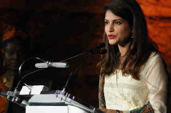 On September 20, 2016, Dr. Sara Saeed Khurram of Pakistan receives The Campaigner Award at the Global Awards Dinner, held in New York City, USA