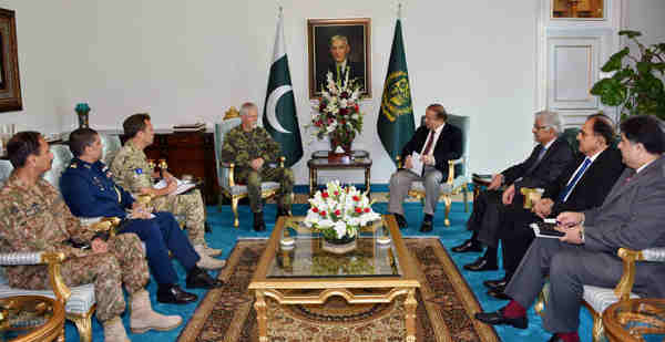 General Peter Pavel, Chairman Military Committee NATO called on Pakistan Prime Minister Muhammad Nawaz Sharif on Oct. 6, 2016 at PM House Islamabad