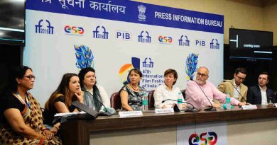 Cast and Crew of the opening film After Image interacting with the media, at the 47th International Film Festival of India (IFFI-2016), in Panaji, Goa on November 19, 2016.