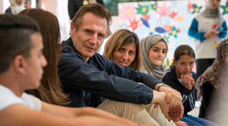 Actor Liam Neeson Meets Syrian Children in Jordan. Photo: UN, UNICEF (file photo)