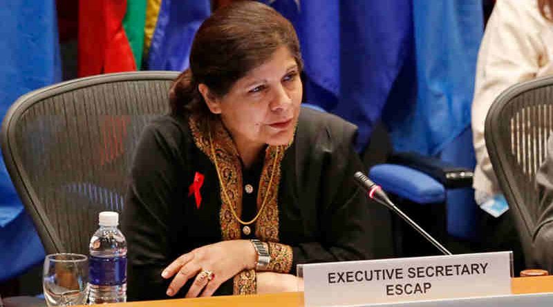 Executive Secretary of the UN Economic and Social Commission for Asia and the Pacific (ESCAP) Shamshad Akhtar. Photo: ESCAP