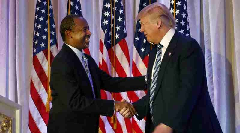 Dr. Ben Carson with Donald Trump