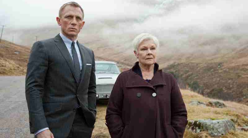 Daniel Craig with Dame Judi Dench