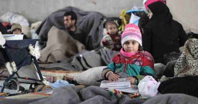 UNICEF Reports Winter Threat to Children in the Middle East