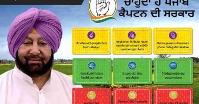 Amarinder Singh's 9-point program for Punjab