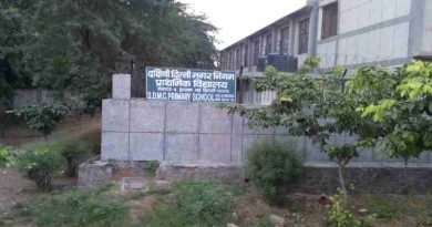 A government school in Delhi which is mere a building without proper education.