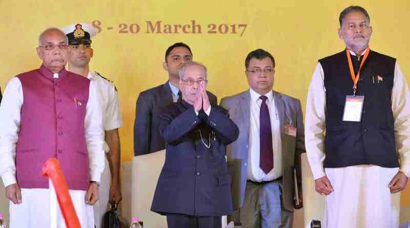 President of India, Pranab Mukherjee, inaugurated an international event “Universities of the Future: Knowledge, Innovation & Responsibility” at Sonipat on March 18, 2017.