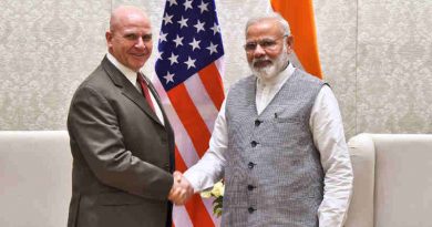 The NSA, US, Lt. Gen. H.R. McMaster calls on the Prime Minister, Shri Narendra Modi, in New Delhi on April 18, 2017