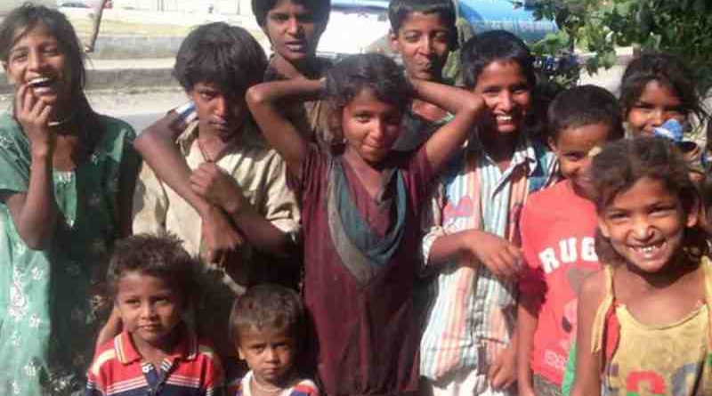 Poor children who live and sleep on the open pavements in India’s capital New Delhi. Photo: Rakesh Raman / RMN News Service (Representational Image)
