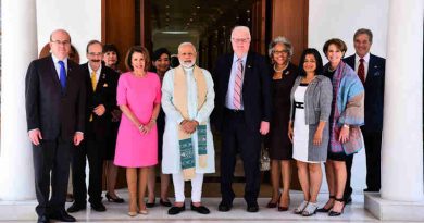 The US Congressional Delegation calls on the Prime Minister, Shri Narendra Modi, in New Delhi on May 11, 2017