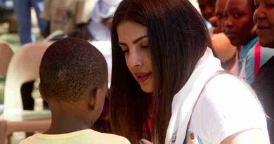 On May 4 2017, UNICEF Goodwill Ambassador Priyanka Chopra meets a young survivor of sexual violence at the Family Support Clinic in Chitungwiza town north of Harare, Zimbabwe.