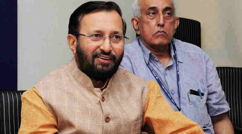 Union Minister for Environment and HRD Prakash Javadekar (file photo)