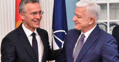 NATO Secretary General Jens Stoltenberg with Montenegro Prime Minister Duško Marković