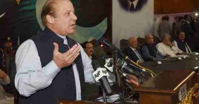 Former Pakistan Prime Minister Nawaz Sharif (file photo). Photo: Pakistan PM Office