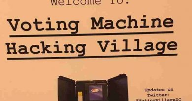 Hacker Voting Village at Def Con Convention in Las Vegas