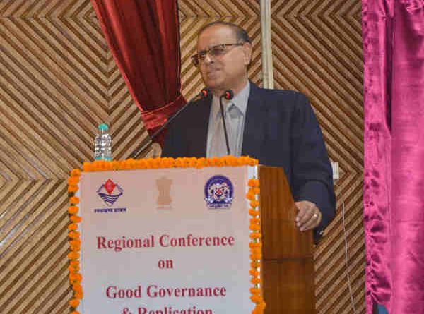 The Secretary, DARPG, Shri C. Viswanath addressing at the 2-day Regional Conference on “Good Governance and Replication of Best Practices”, organised by the Department of Administrative Reforms & Public Grievances (DARPG), in Nainital, Uttarakhand on July 07, 2017.