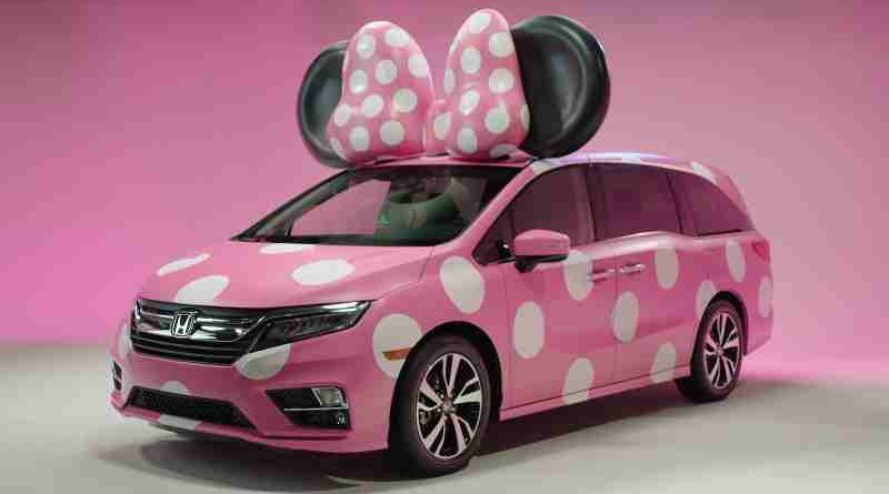 Honda Goes Fashion Forward with Debut Display of One-of-a-Kind “MINNIE VAN” – Custom-Designed Odyssey Created for Disney D23 Expo