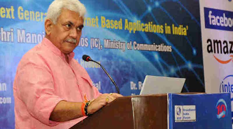 Minister for Communications Manoj Sinha