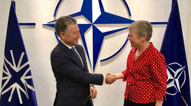 Ambassador Kurt Volker with NATO Deputy Secretary General Rose Gottemoeller. Photo: NATO