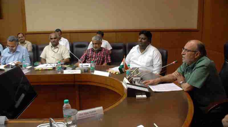 Delhi LG Anil Baijal in a meeting.