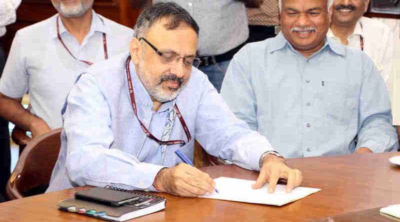 Rajiv Gauba takes over as Union Home Secretary, in New Delhi on August 31, 2017