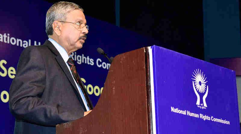 The Chairperson, National Human Rights Commission (NHRC), Justice H.L. Dattu addressing at the Valedictory Session of the two-day National Seminar on Good Governance, Development and Human Rights, organised by the National Human Rights Commission (NHRC), in New Delhi on September 22, 2017. (file photo). Courtesy: PIB