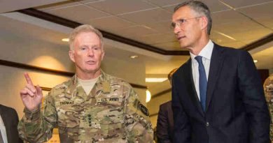 NATO Secretary General Jens Stoltenberg visited US Central Command (CENTCOM) and Special Operations Command (SOCOM) at MacDill Air Force Base in Tampa, Florida for talks on stepping up NATO’s role in fighting terrorism.