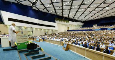 Narendra Modi delivering his address at the inaugural function of the Rajasva Gyan Sangam - Annual Conference of Tax Administrators, in New Delhi on September 01, 2017