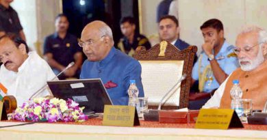 The President, Shri Ram Nath Kovind addressing the opening session of the 48th Conference of Governors, at Rashtrapati Bhavan, in New Delhi on October 12, 2017. The Vice President, Shri M. Venkaiah Naidu and the Prime Minister, Shri Narendra Modi are also seen.