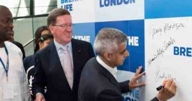 Mayor of London, Sadiq Khan, signed the capital up to the Breathe Life coalition. Photo: UNEP