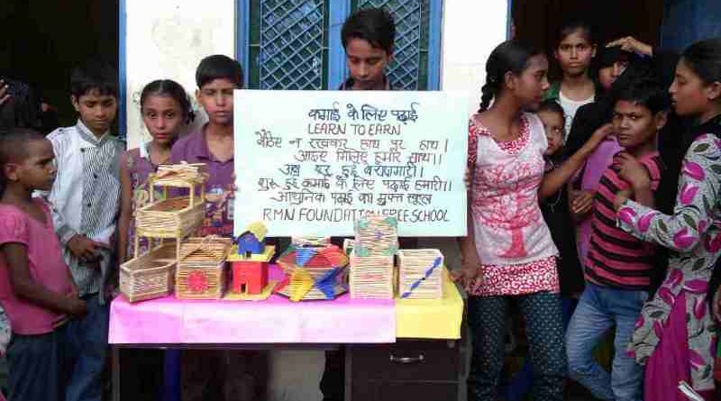 Products made by RMN Foundation school students at our production unit in Dwarka, New Delhi