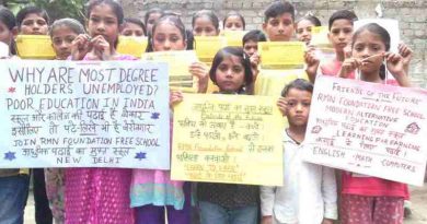 RMN Foundation launched an education awareness campaign in Delhi. Click the photo to see the campaign.