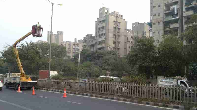 A group housing area in New Delhi, India. Photo: Rakesh Raman / RMN News Service