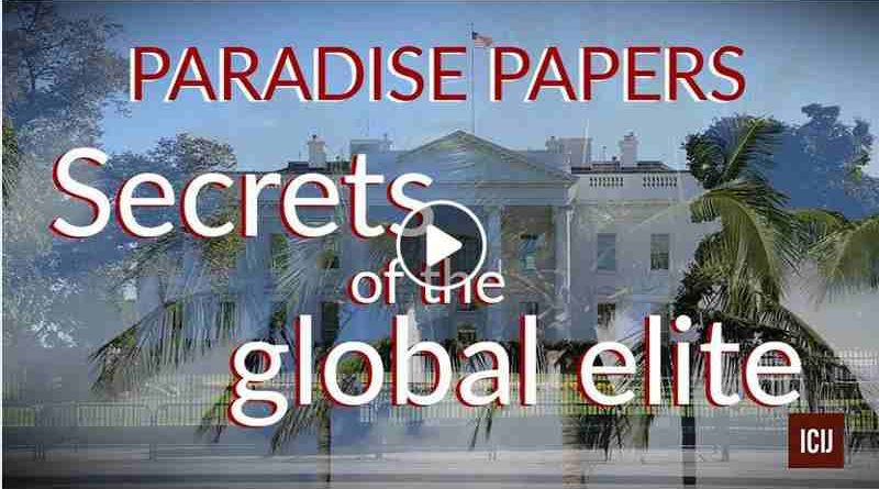 Paradise Papers. Image courtesy: ICIJ