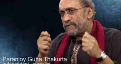 Paranjoy Guha Thakurta. Screen grab.