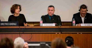 UNESCO Director-General, Audrey Azoulay opened the 8th International Forum of Non-Governmental Organizations (NGOs). Photo: UNESCO