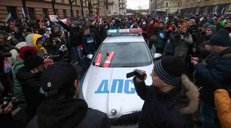 Protests Against Putin in Russia