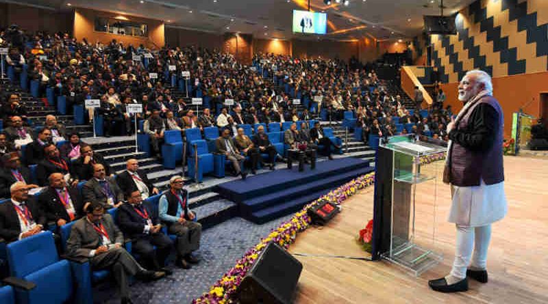The Prime Minister, Shri Narendra Modi addressing the Conference on Transformation of Aspirational Districts, at the Dr. Ambedkar International Centre, in New Delhi on January 05, 2018.