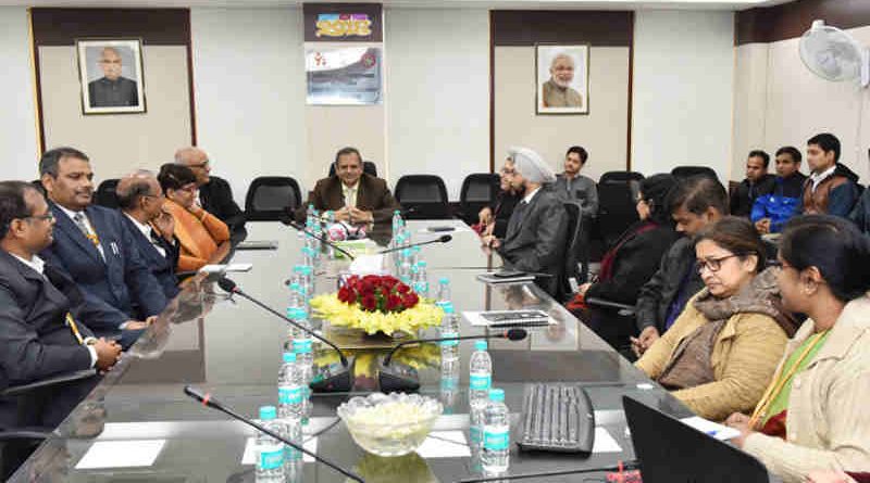 Secretary, Ministry of Women and Child Development, Shri Rakesh Srivastava addressing at the launch of the Rapid Reporting System (RRS) for the Scheme for Adolescent Girls (SAG) and Management Information System (MIS) for the Anganwadi Services (ICDS), in New Delhi on January 24, 2018