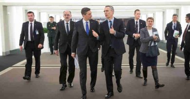 The President of Slovenia, Borut Pahor and NATO Secretary General Jens Stoltenberg